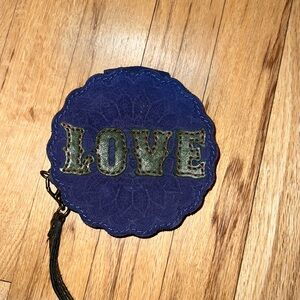 Small velvet Lucky Brand pouch